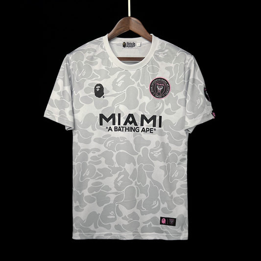 23/24 Miami Casual Shirt Gray Fan Version