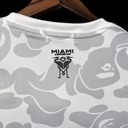 23/24 Miami Casual Shirt Gray Fan Version