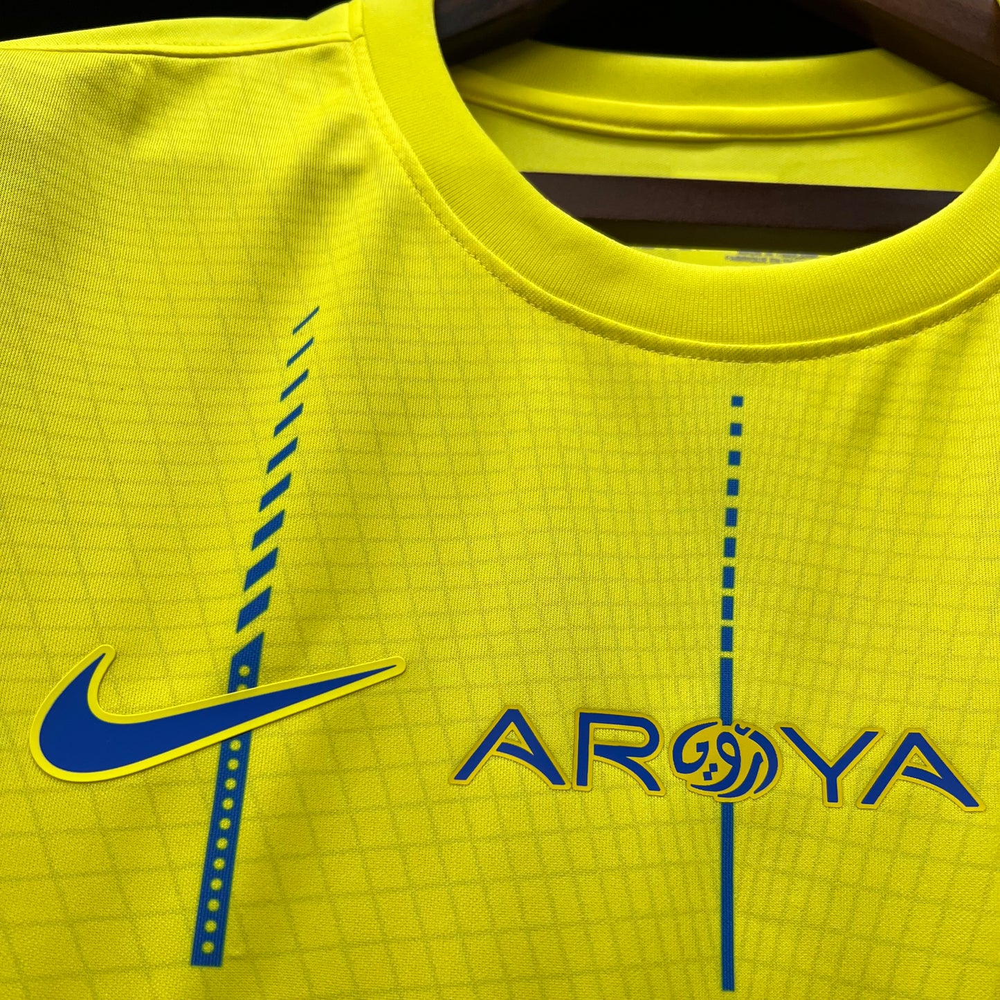 23/24 Al-Nassr FC Yellow Home Fan Version