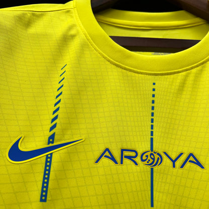 23/24 Al-Nassr FC Yellow Home Fan Version