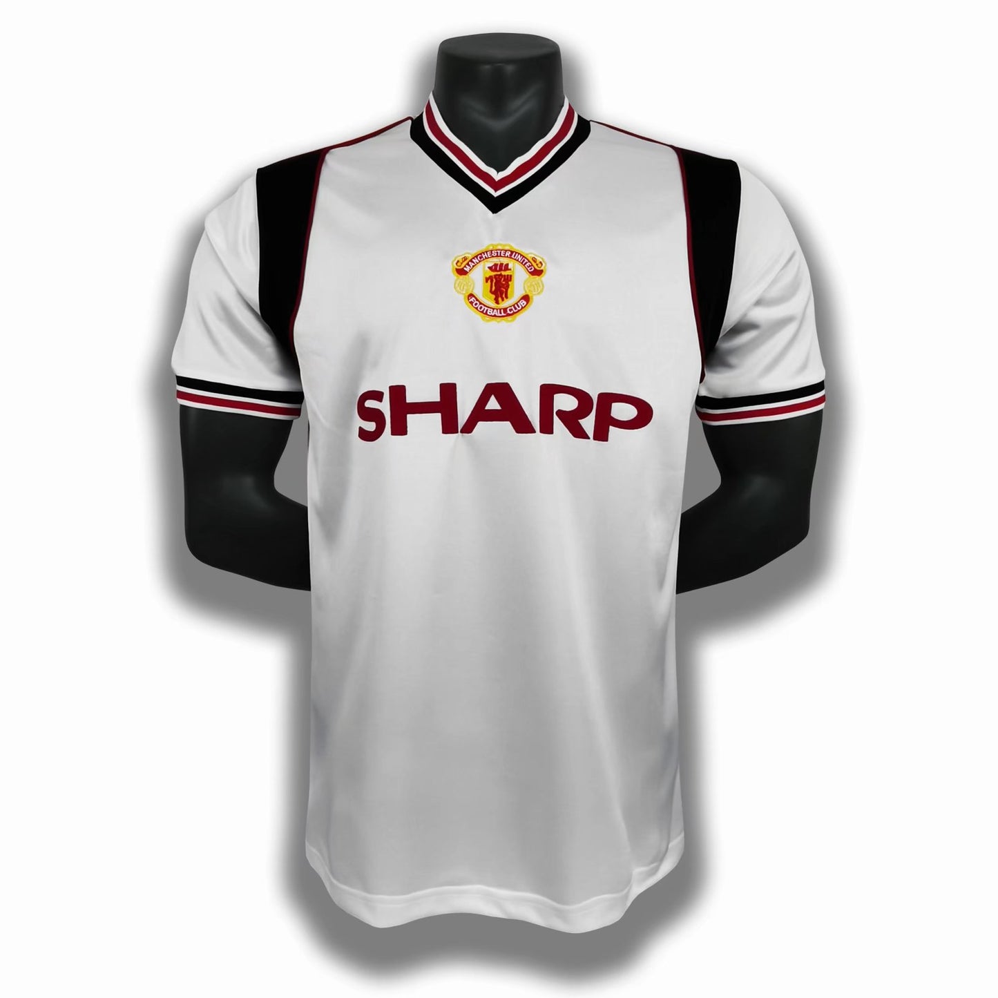 1985 Man United Away White