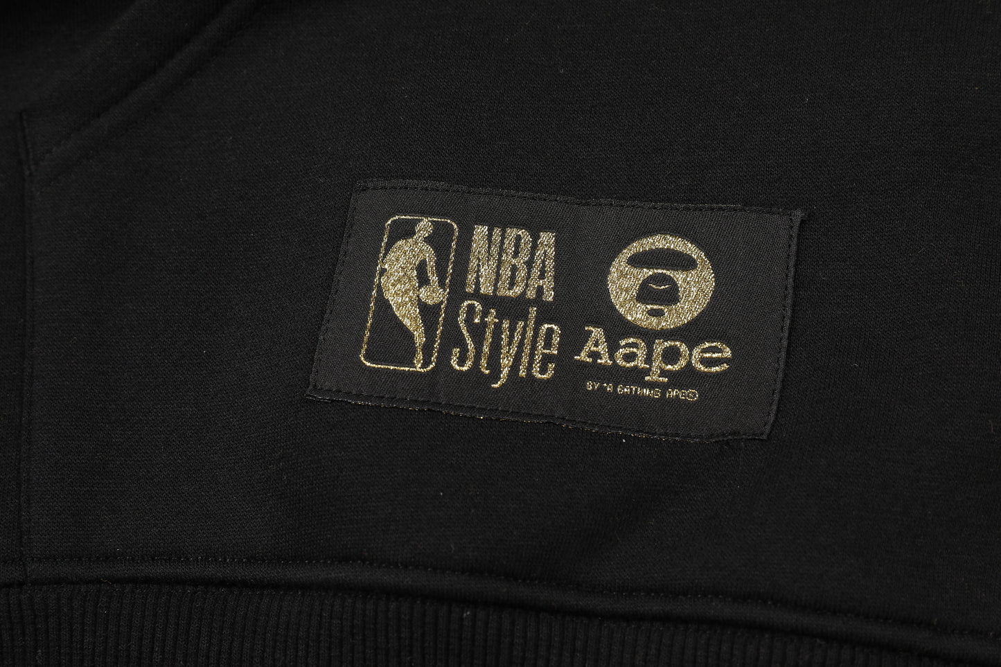 Suéter NBA Warriors negro de algodón S-2XL