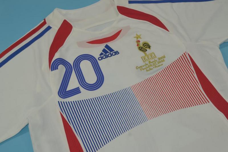 Retro Francia 2006 World Cup Final Shirt