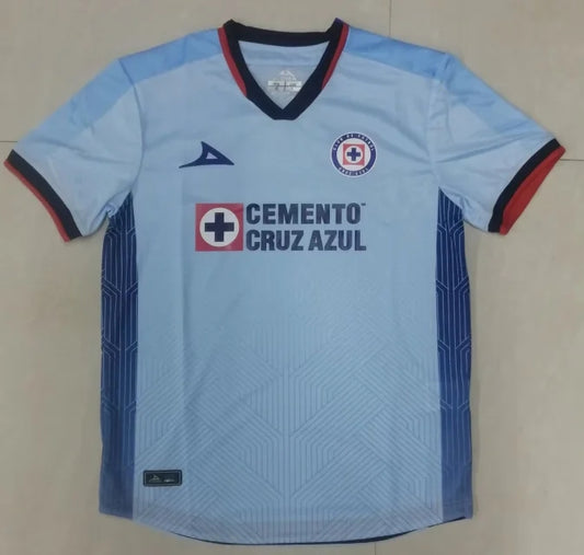 23/24 Cruz Azul Away Light Blue Fan Version