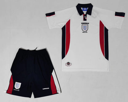 Retro Inglaterra 1998 Home Kids