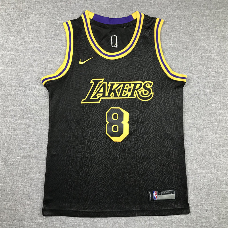 Los Angeles Lakers 8 Black Snake Print - NBA Jersey S-2XL