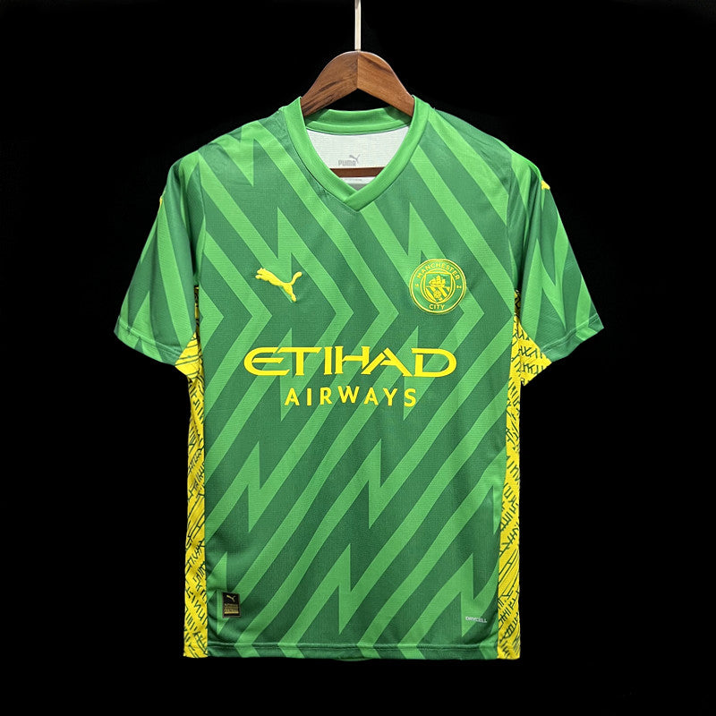 23/24 Manchester City Green Goalkeeper Green Fan Version