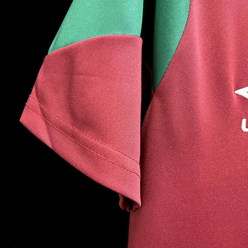 23/24 Fluminense Red and Green Training Uniform Fan Version