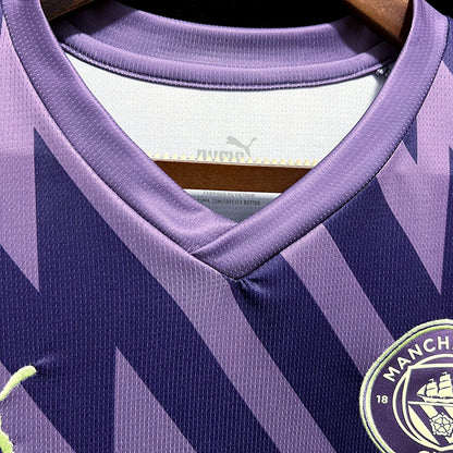 23/24 Manchester City Purple Goalkeeper Fan Version