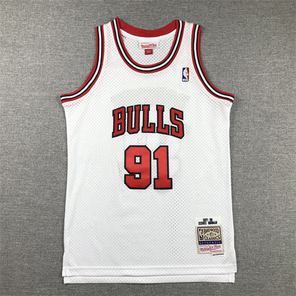 Chicago Bulls 91 White - NBA Jersey S-2XL