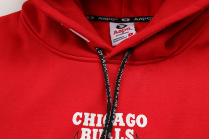 Suéter NBA Chicago Bulls rojo de algodón S-2XL