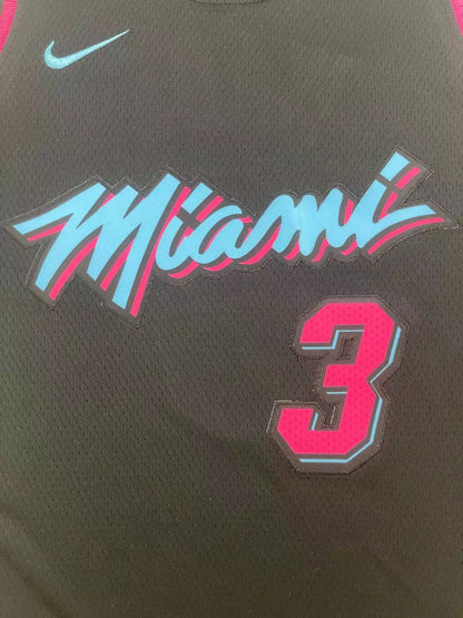 Miami Heat 3 Black Nike - NBA Jersey S-2XL