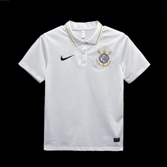 23/24 Corinthians White Polo Version