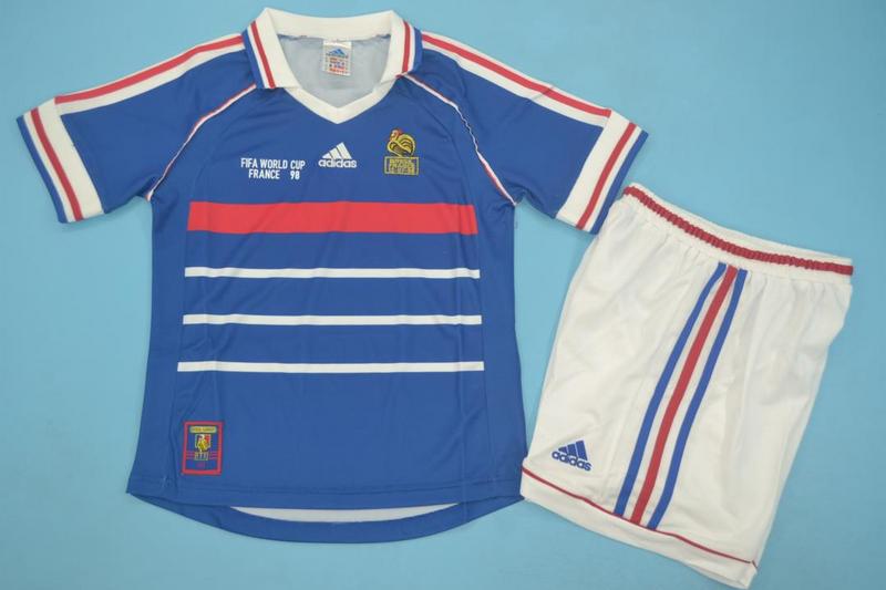 Retro Francia 1998 Home Kid Kits