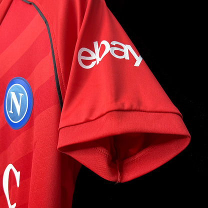 23/24 Napoli Red Goalie Fan Version