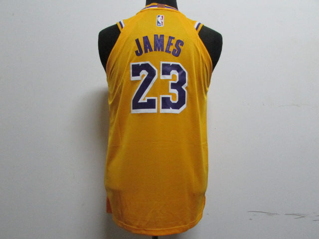 Los Angeles Lakers 23 James Yellow - NBA Jersey S-2XL