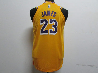 Los Angeles Lakers 23 James Yellow - NBA Jersey S-2XL