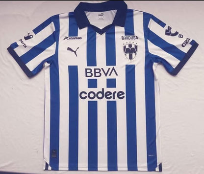 23/24 Monterrey Blue and White Home Fan Version