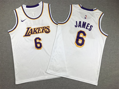 Los Angeles Lakers 6 White - NBA Jersey S-2XL