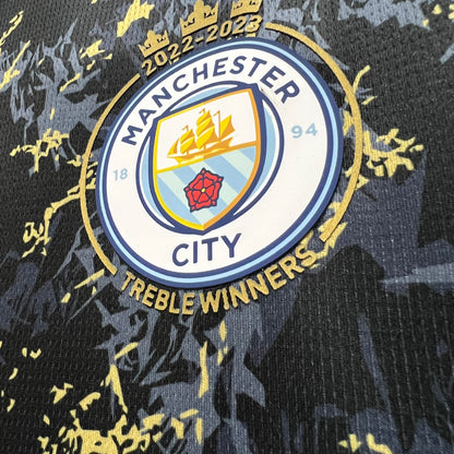 23/24 Manchester City Black Gold Special Edition Fan Version