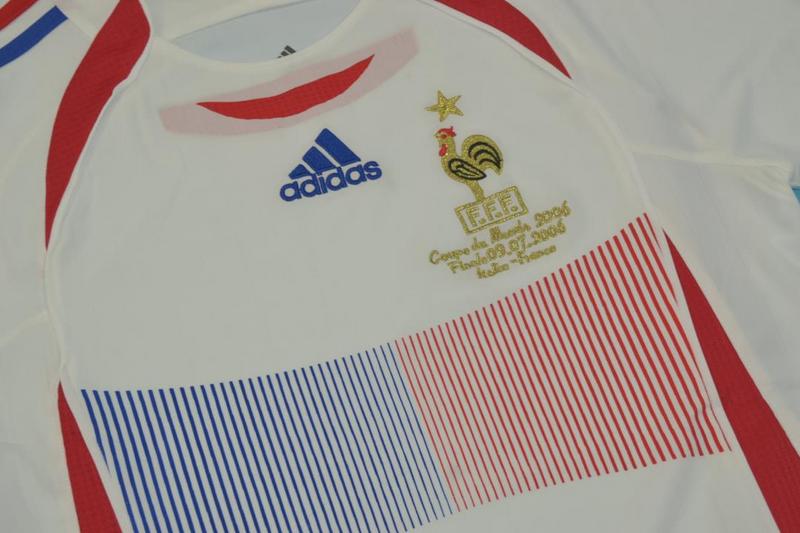 Retro Francia 2006 World Cup Final Shirt