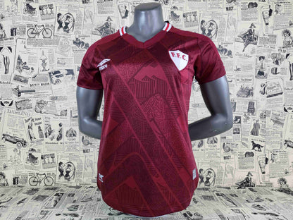 23/24 Fluminense Women Second Away Soccer Jersey Red