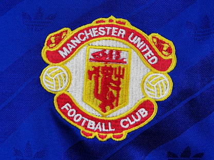 1986/88 Man United Third Away Blue