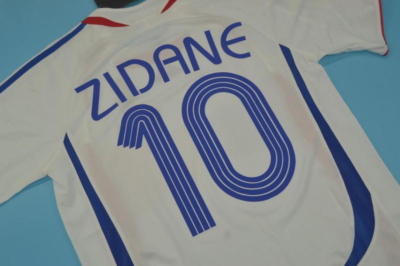 Retro Francia 2006 World Cup Final Shirt