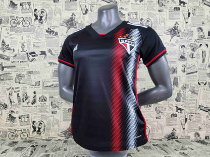 2023/24 Sao Paulo 2 Women Away Black Soccer Jersey