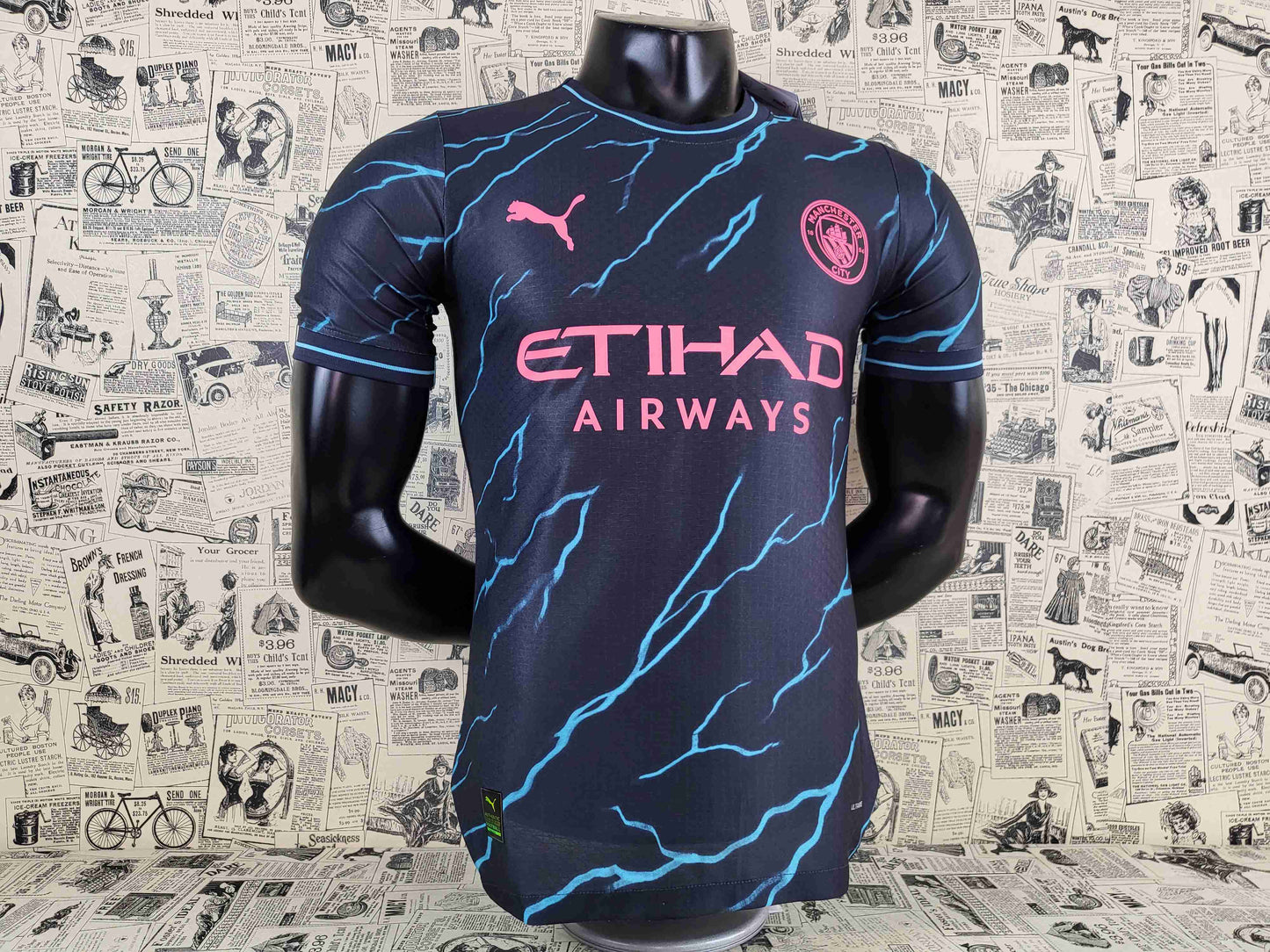 23-24 Manchester City II Away Soccer Jersey Player Version