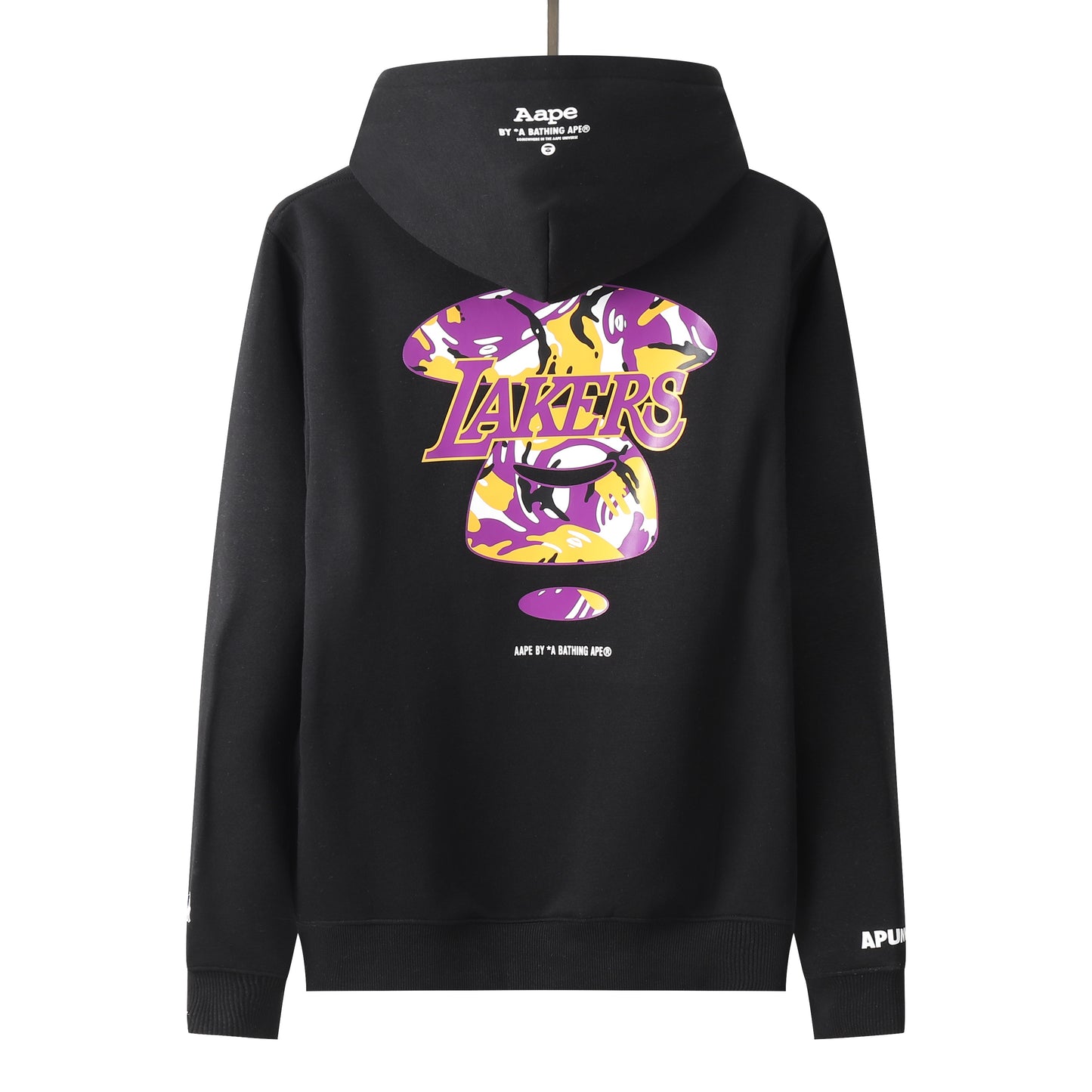 Suéter NBA Lakers negra de algodón S-2XL