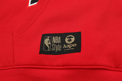 Suéter NBA Chicago Bulls rojo de algodón S-2XL