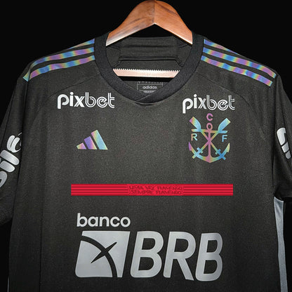 23/24 Flamengo Third Away all sponsors Fan Version