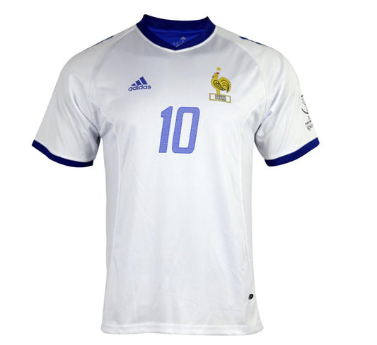 Retro Francia 2002 Away White Double Layer