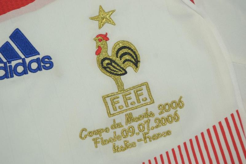 Retro Francia 2006 World Cup Final Shirt