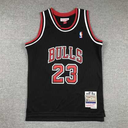 Chicago Bulls 23 Black Vintage Label - NBA Jersey S-2XL