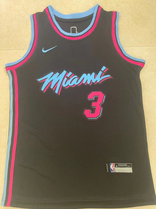 Miami Heat 3 Black Nike - NBA Jersey S-2XL