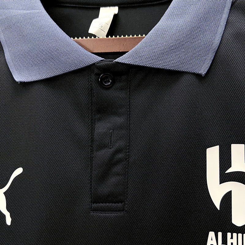 23/24 Al Hilal Black Polo Version