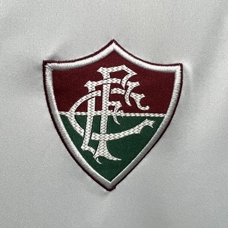 23/24 Fluminense White and Gray Training Uniform Fan Version