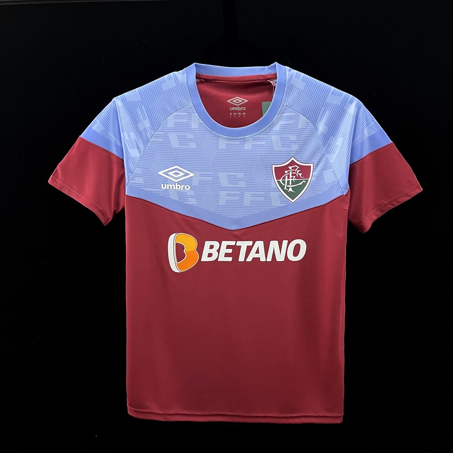 23/24 Fluminense Celestial Training Blue+Red Fan Version