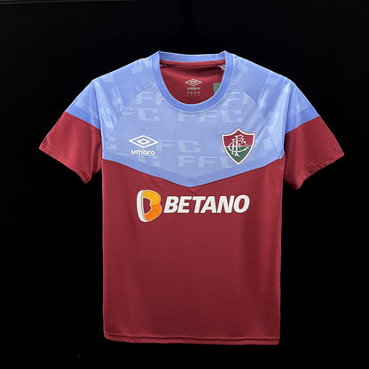 23/24 Fluminense Celestial Training Blue+Red Fan Version