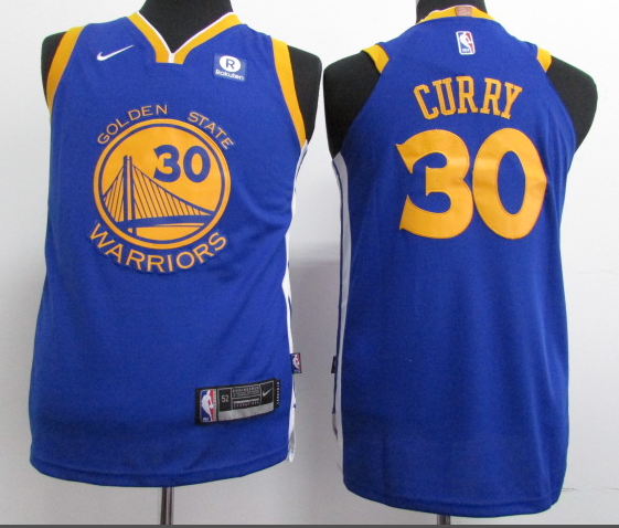 Golden State Warriors 30 Curry Blue - NBA Jersey S-2XL