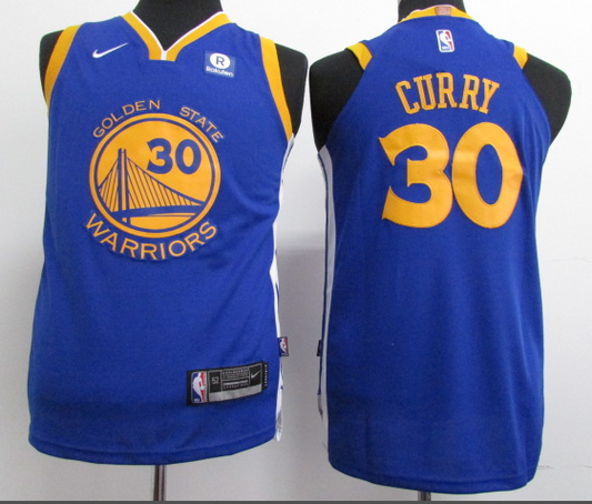 Golden State Warriors 30 Curry Blue - NBA Jersey S-2XL