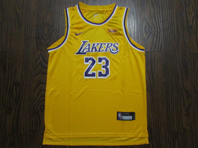 Los Angeles Lakers 23 James Yellow - NBA Jersey S-2XL