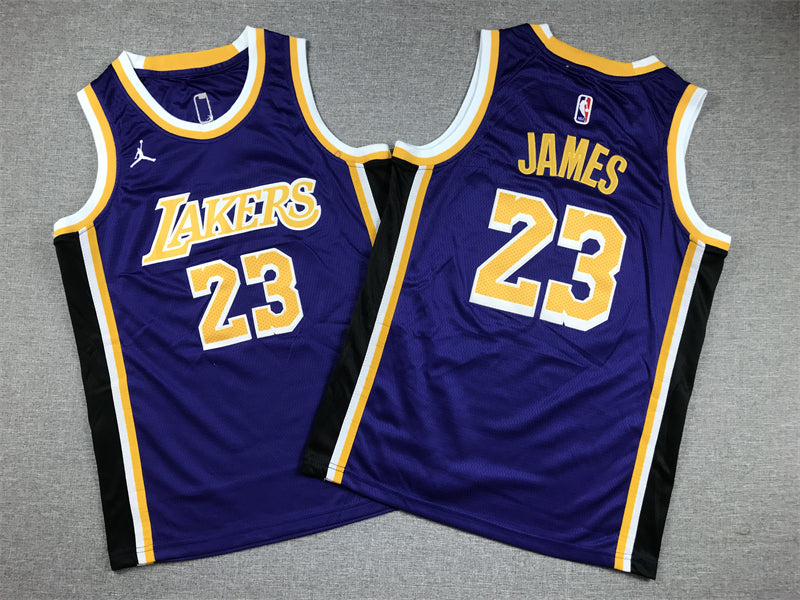 Los Angeles Lakers 23 Purple cuello redondo - NBA Jersey S-2XL