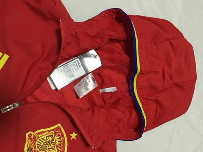 Retro 2016 España Euro Cup Red Hoodie Jacket