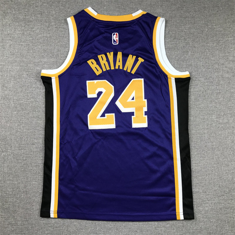 Los Angeles Lakers 24 Purple cuello redondo - NBA Jersey S-2XL