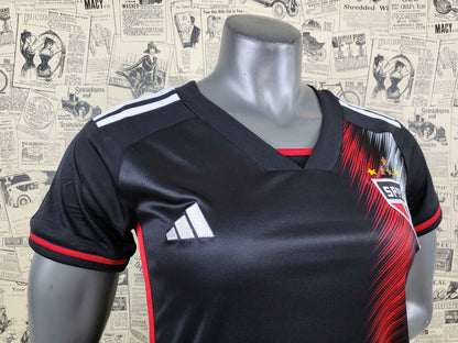 2023/24 Sao Paulo 2 Women Away Black Soccer Jersey