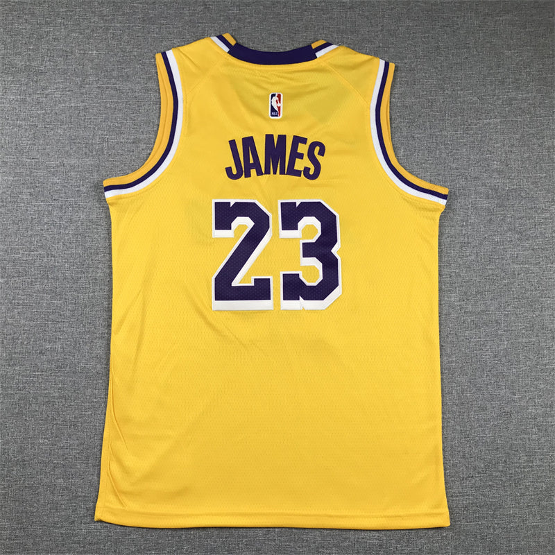 Los Angeles Lakers 23 Yellow cuello redondo - NBA Jersey S-2XL