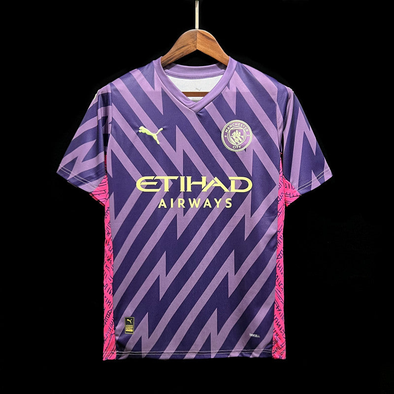 23/24 Manchester City Purple Goalkeeper Fan Version